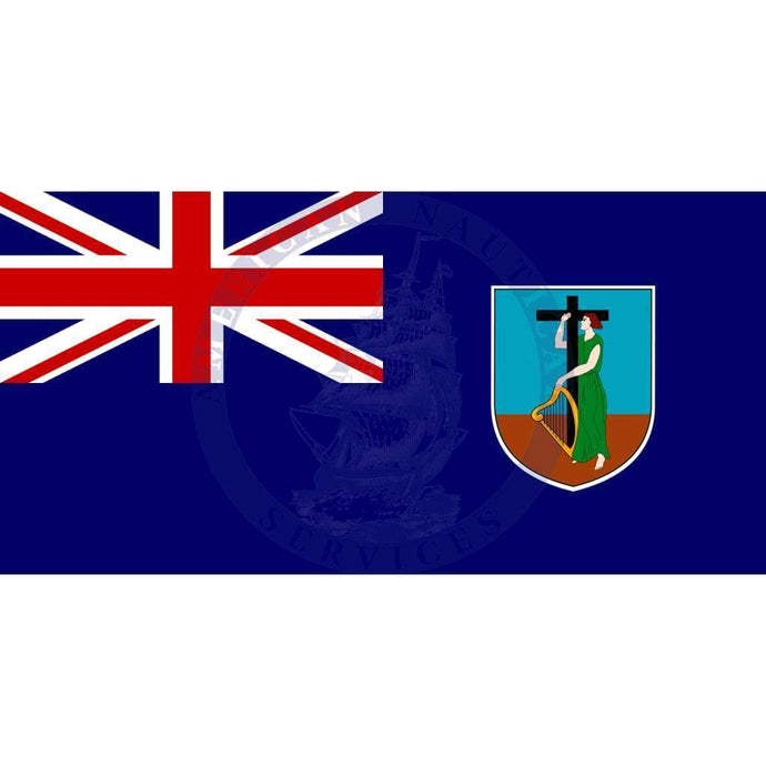 Montserrat Country Flag