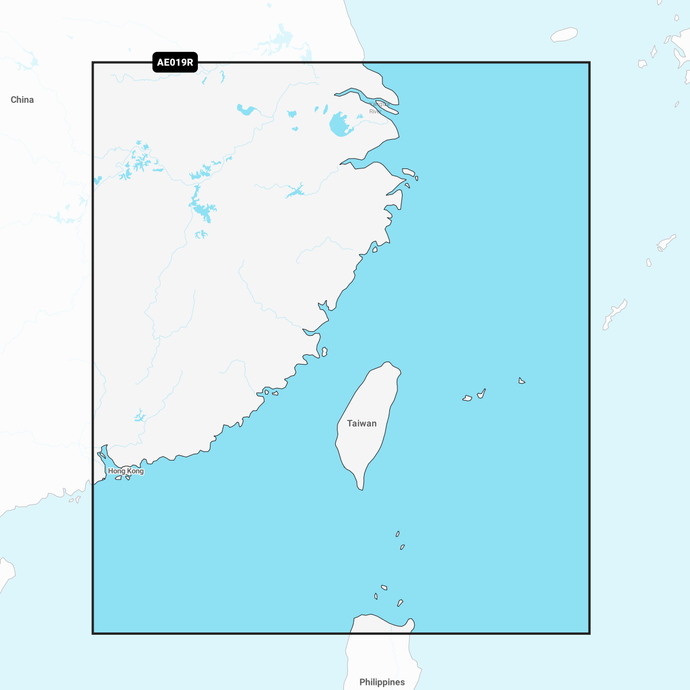 Navionics+ Chart AE019R: Taiwan