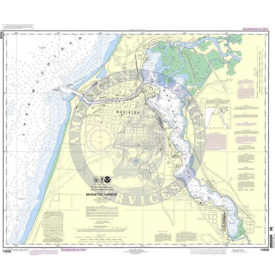 noaa-nautical-chart-14938-manistee-harbor-and-manistee-lake-amnautical