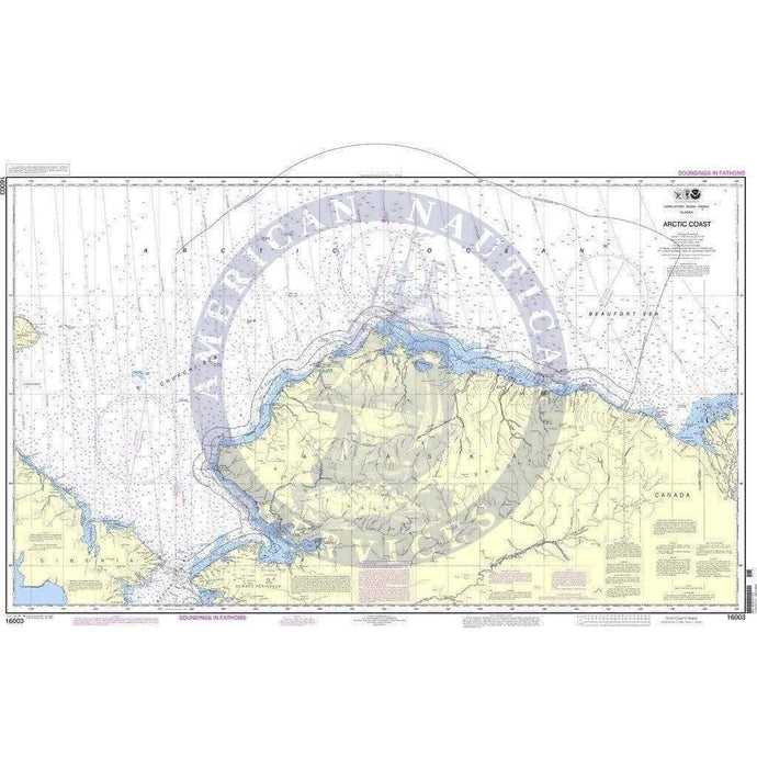 NOAA Nautical Chart 16003: Artic Coast