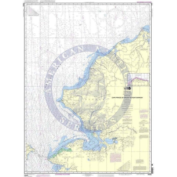 NOAA Nautical Chart 16005: Cape Prince of Wales to Pt. Barrow