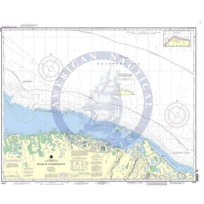 NOAA Nautical Chart 16045: Bullen Pt. to Brownlow Pt.