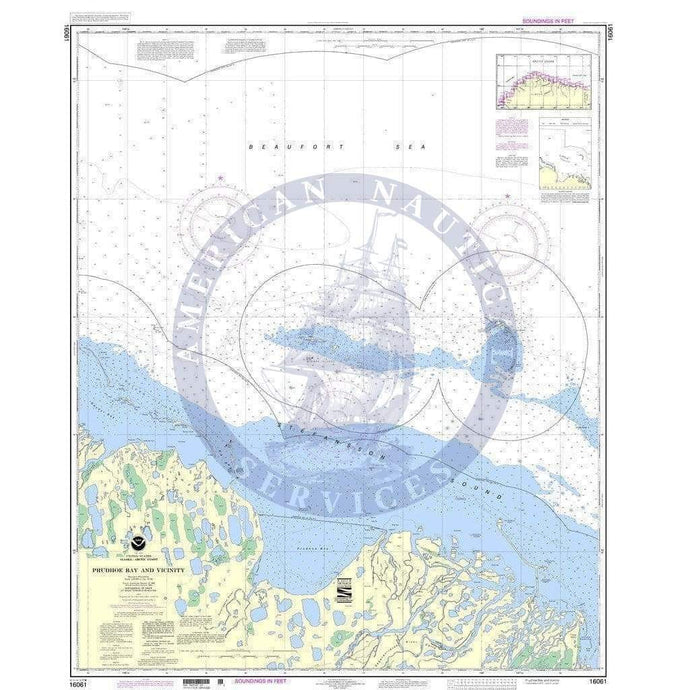 NOAA Nautical Chart 16061: Prudhoe Bay and vicinity