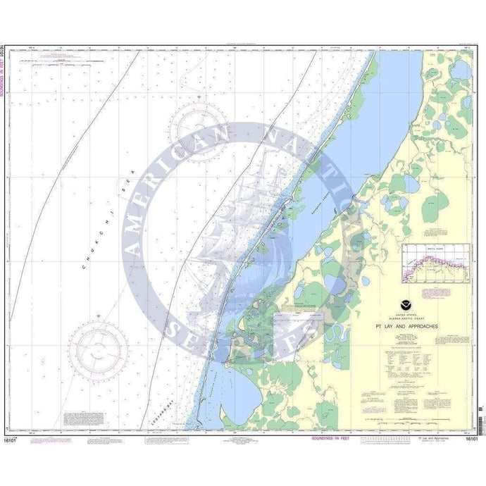 NOAA Nautical Chart 16101: Pt. Lay and approaches
