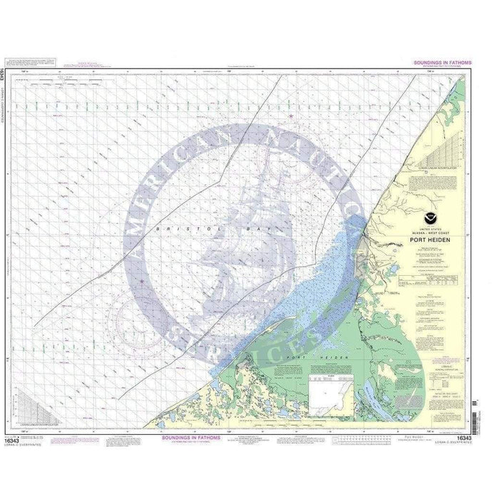 NOAA Nautical Chart 16343: Port Heiden