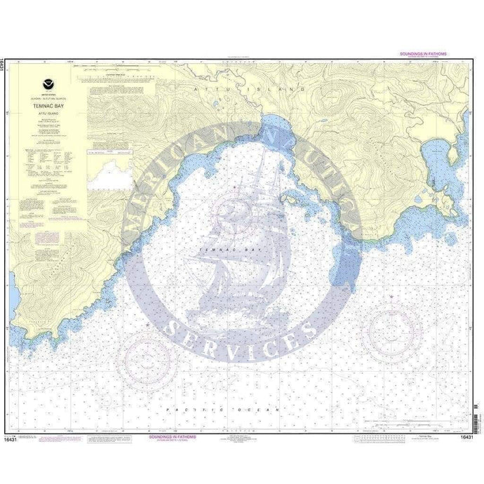 NOAA Nautical Chart 16431: Temnac Bay