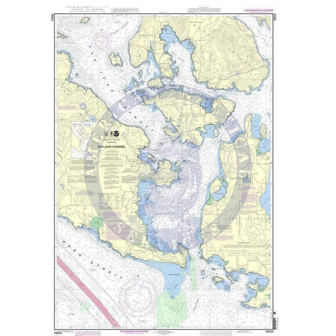 NOAA Nautical Chart 18434: San Juan Channel