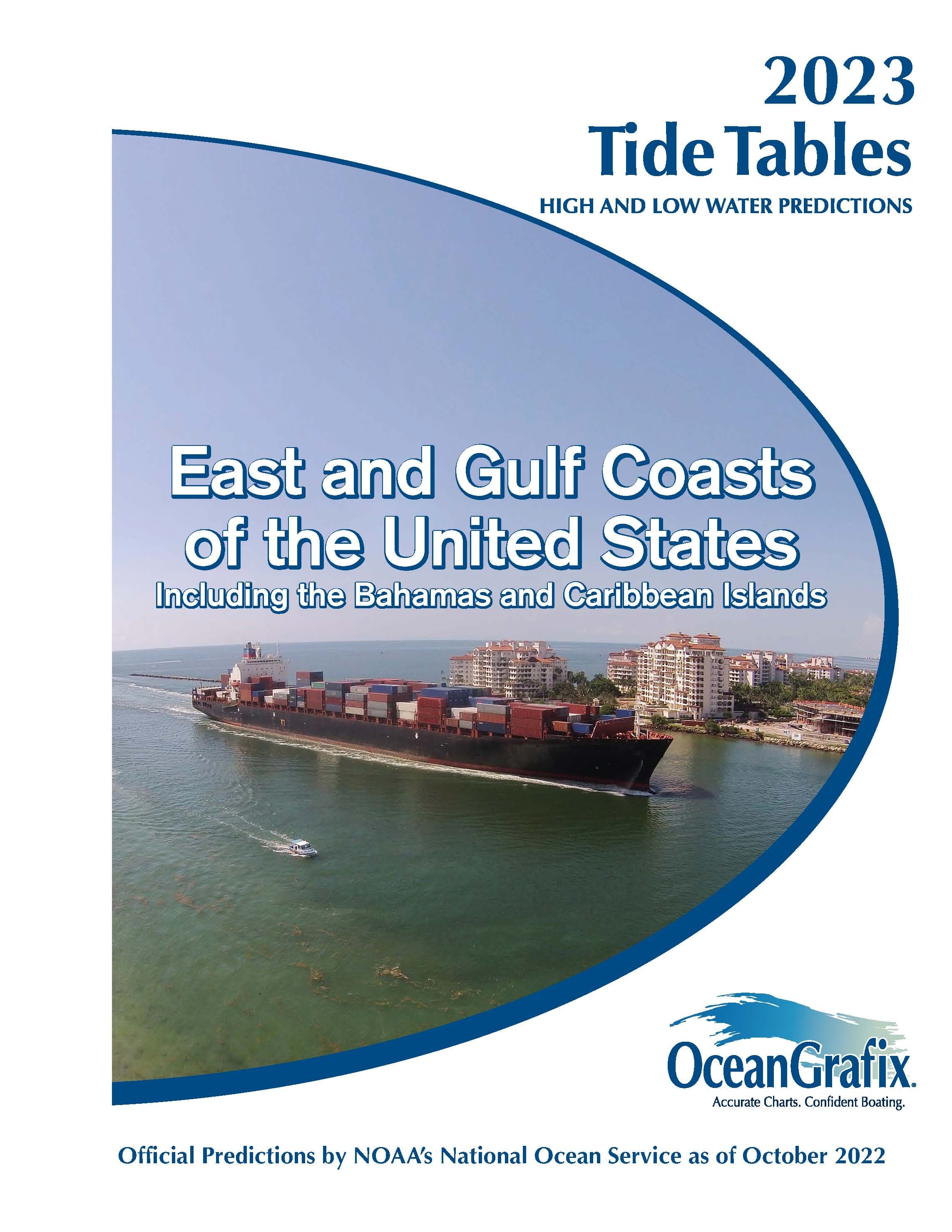 Tide Tables & Tidal Current Tables NOAA Tides and Currents Amnautical