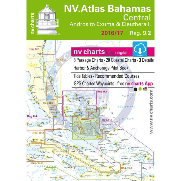 NV. Charts Reg. 9.2: Bahamas Central, 2016/17 Edition