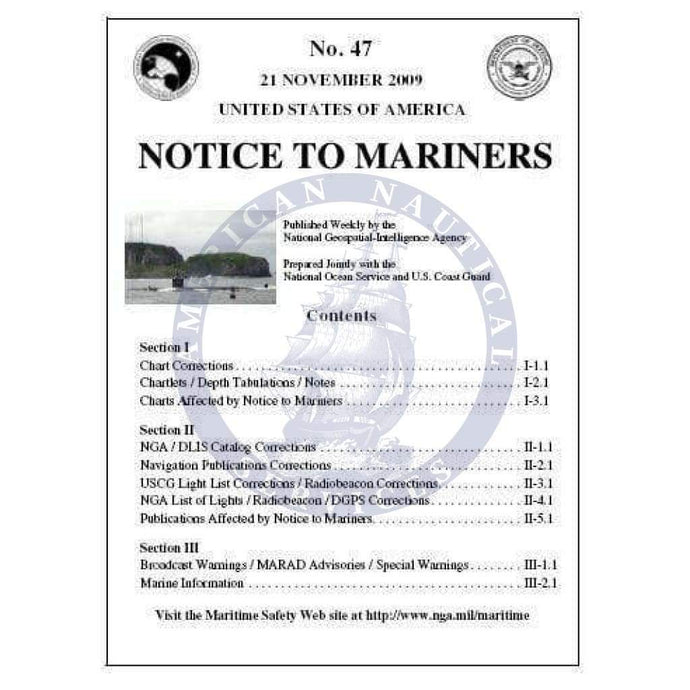U.S. Notices to Mariners