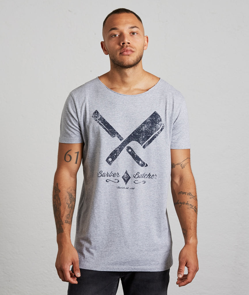 Black Barber & Butcher Blades – USA | Cut T-Shirt People Neck Distorted People Distorted