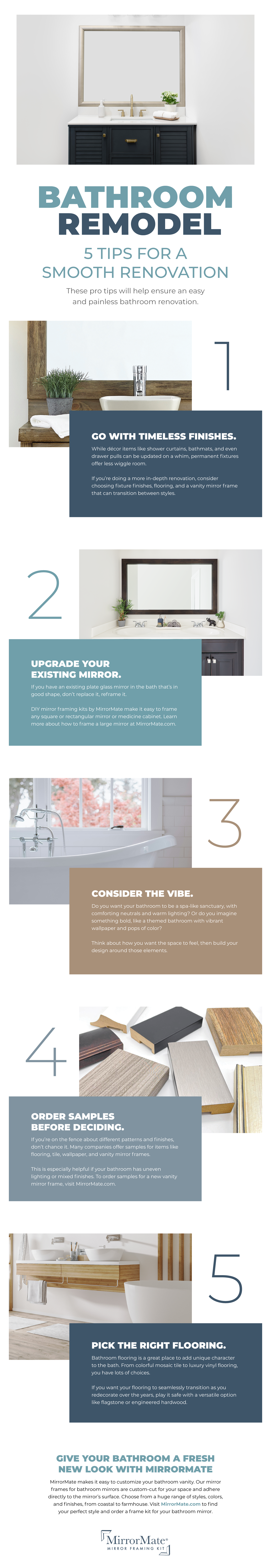Bathroom Remodel Tips Infographic