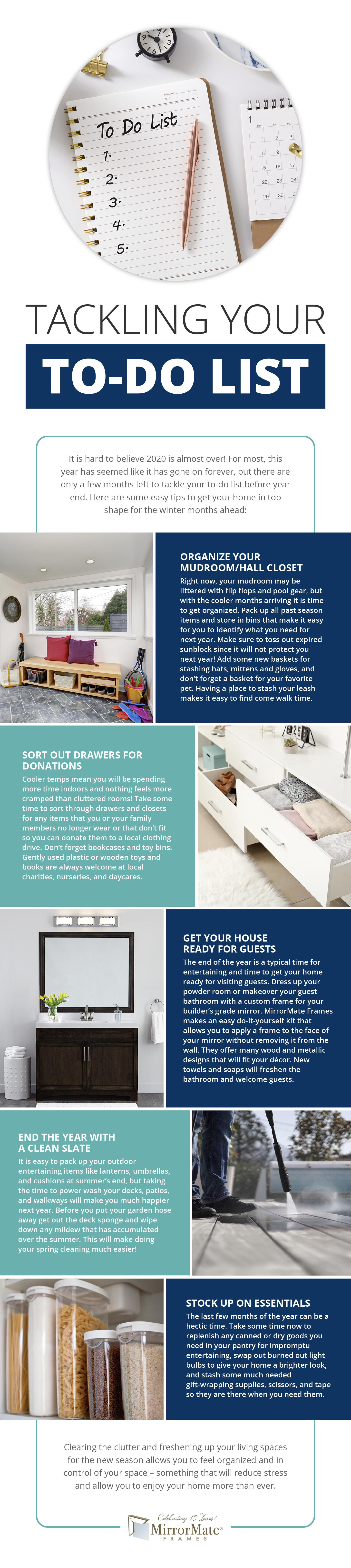 Tackling Your Home To Do List Infographic