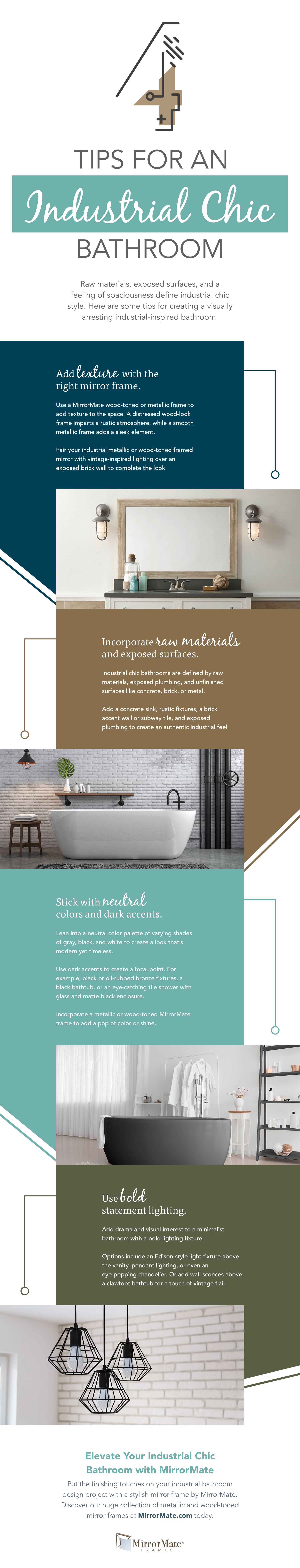 Tips For An Industrial Chic Bathroom