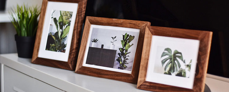 Wooden photo frames
