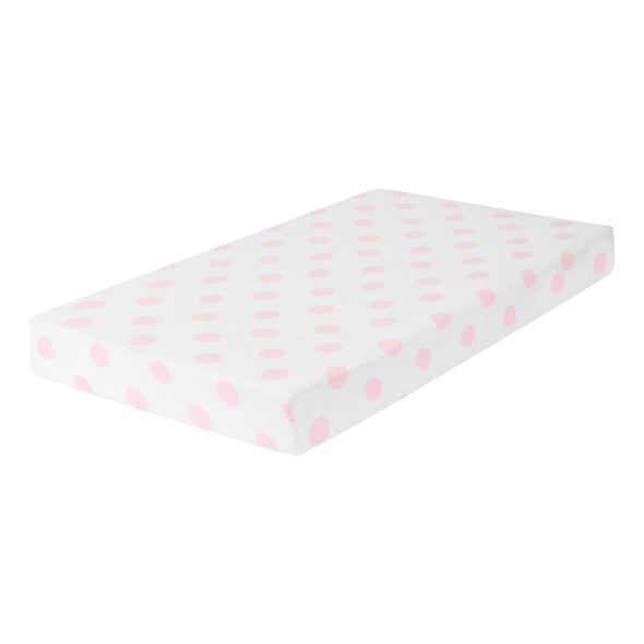 Pink/White Hearts and Dots 2 Pack Crib Sheet Set