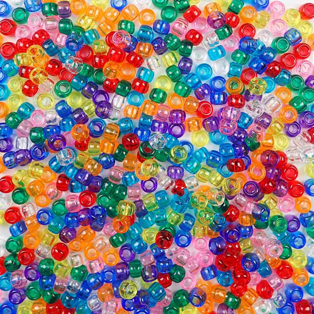 1000Pcs Glow in the Dark Pony Beads Mix 9 Colors Glow Pony Beads Luminous  Beads - Helia Beer Co