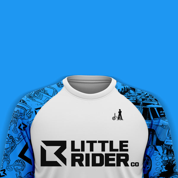 little rider Co Bob Haro Blue preview jersey