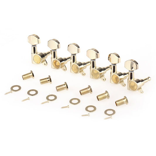 Musiclily.biz Musiclily Pro 6-in-line Single Pin Guitar Tuners Machine  Heads Tuning Pegs Keys Set for Squier Affinity Tele Guitar,  Chrome-MX1664CR-6 – musiclily