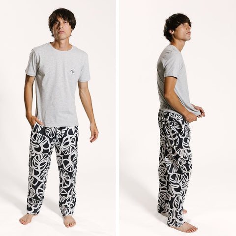 Organic Sleepwear for Men Drift Sleepwear Panama Long Bottoms