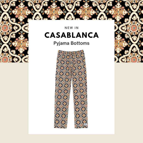 Casablanca Organic Pyjama Bottoms For Men From Drift Sleepwear