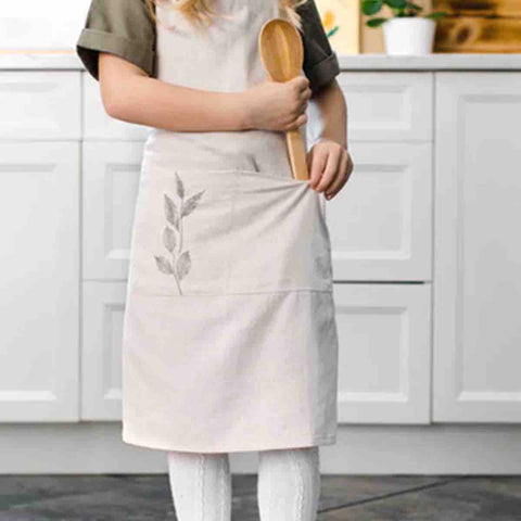 Organic Cotton Cooking Apron By Your Green Kitchen