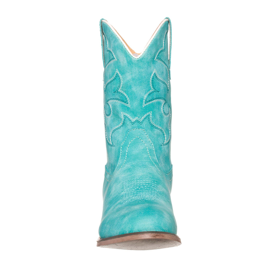 turquoise boots