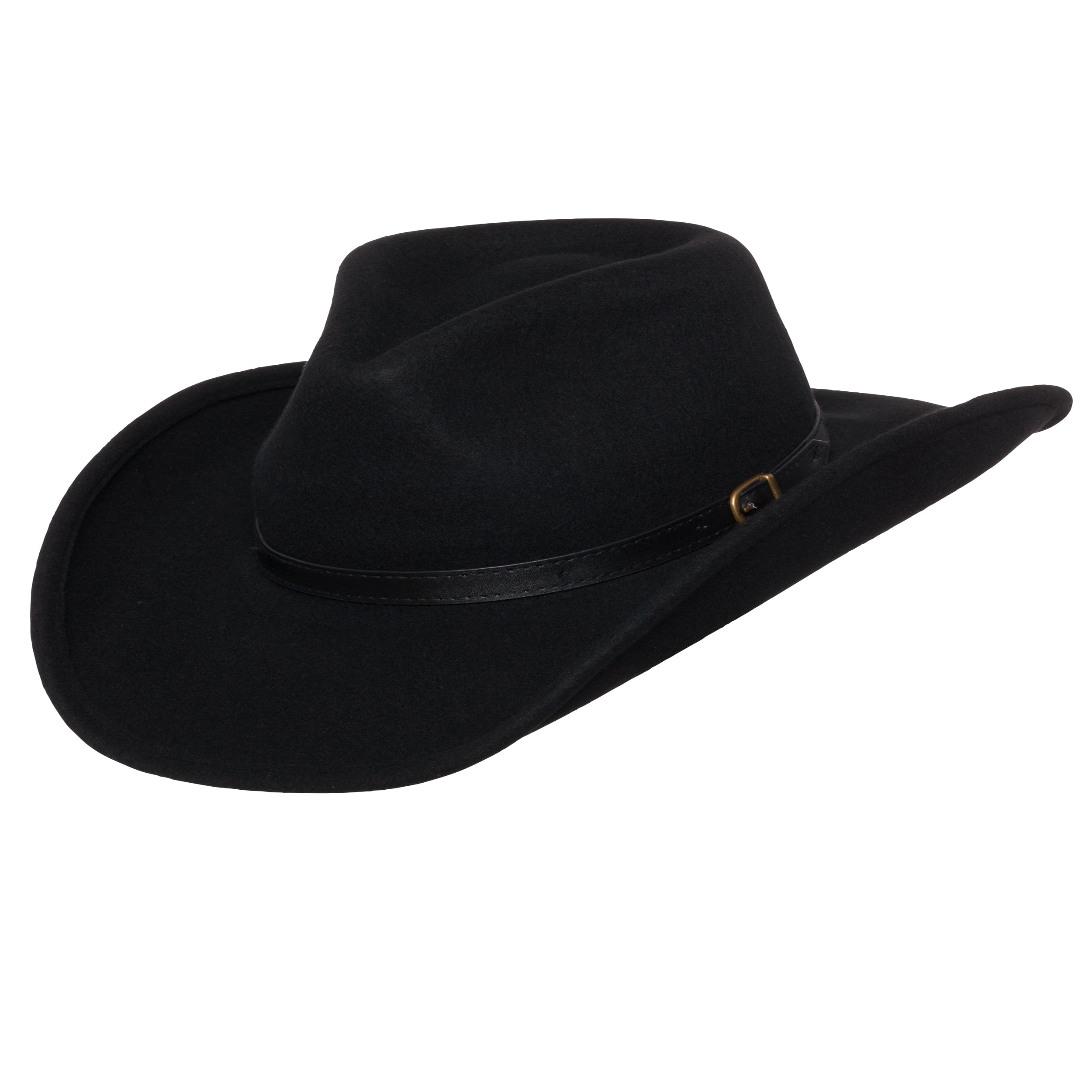 Classic Outback Tea Stained Cowboy Hat w/ Beaded Band - Shapeable Brim at   Men's Clothing store