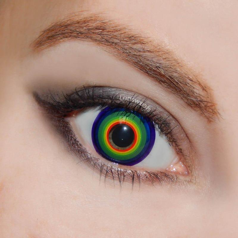 Multiple Rainbow Yearly Colored Contacts Lensweets