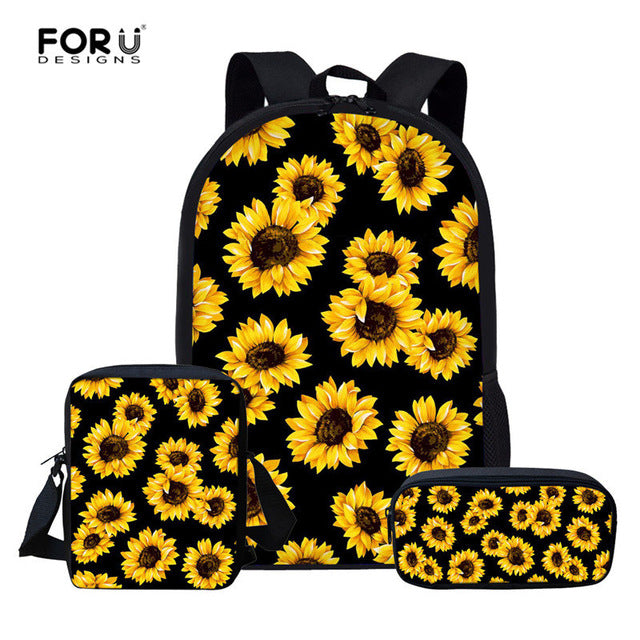 sunflower school backpack