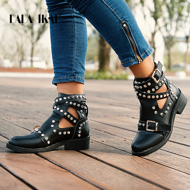 womens black dress ankle boots