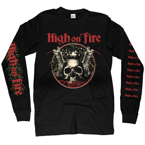 HIGH ON FIRE 'FOUR TWENTY' BLACK Longsleeve T-shirt | High On Fire