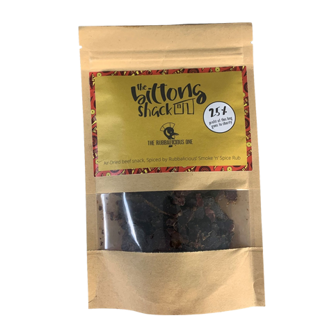 250g Chipotle Biltong - The Rubbalicious Sharer Bag