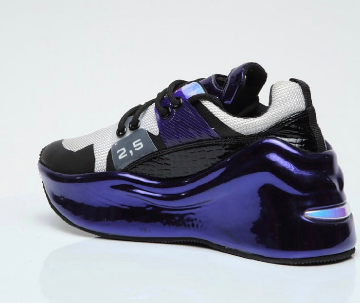 purple chunky trainers