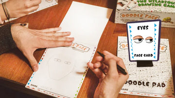 Gatwick Games Doodle Face Game - A Drawing Game for Families