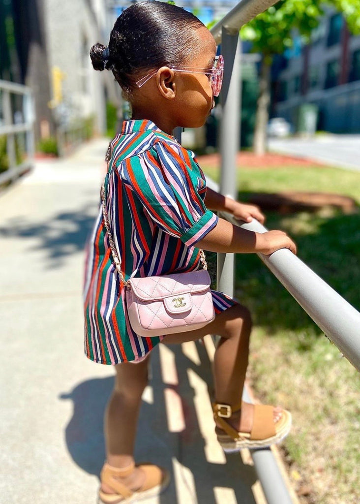 TODDLER PINK LV CROSSBODY