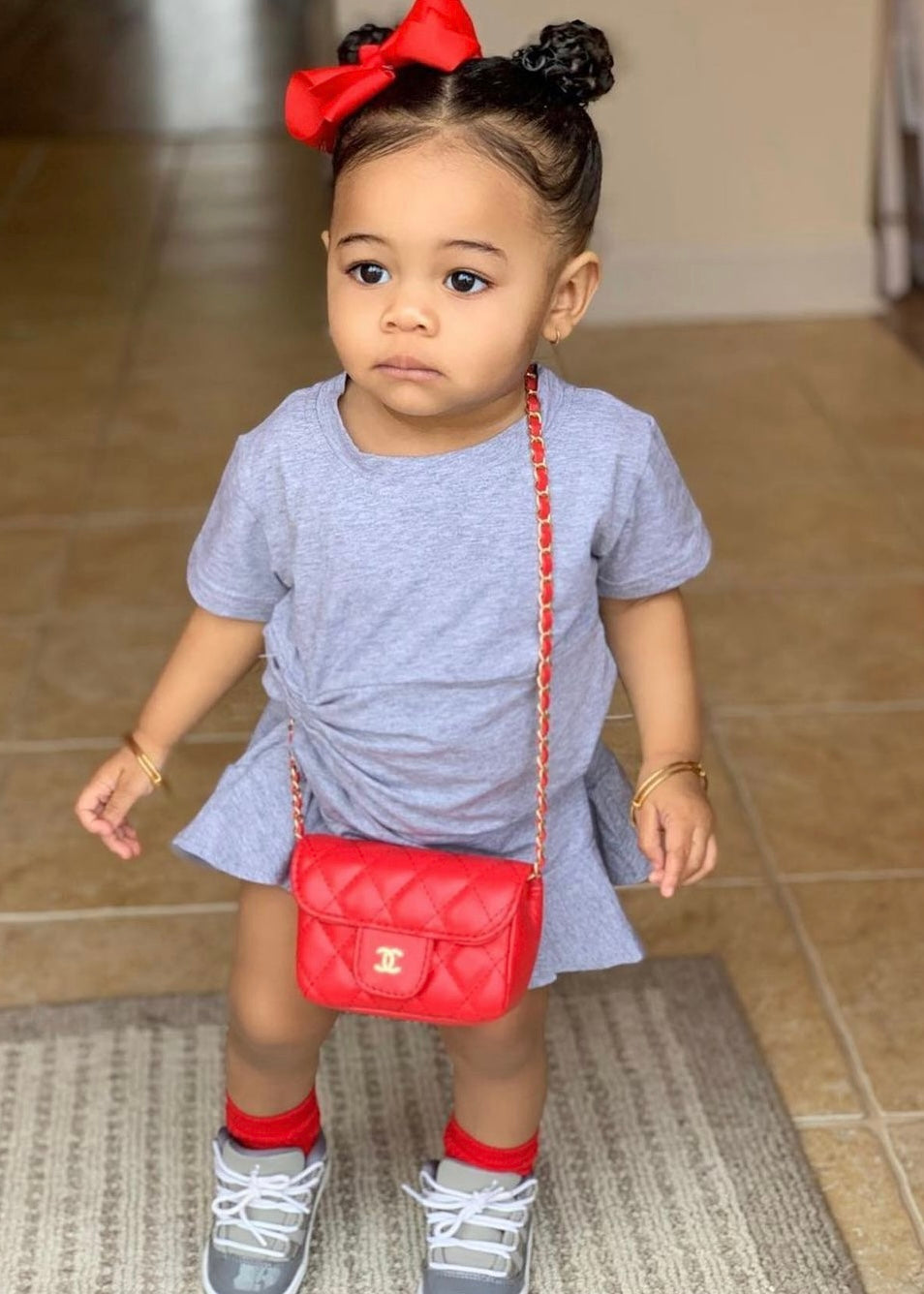 Cutie Patootie - Baby Louis Vuitton inspired purses