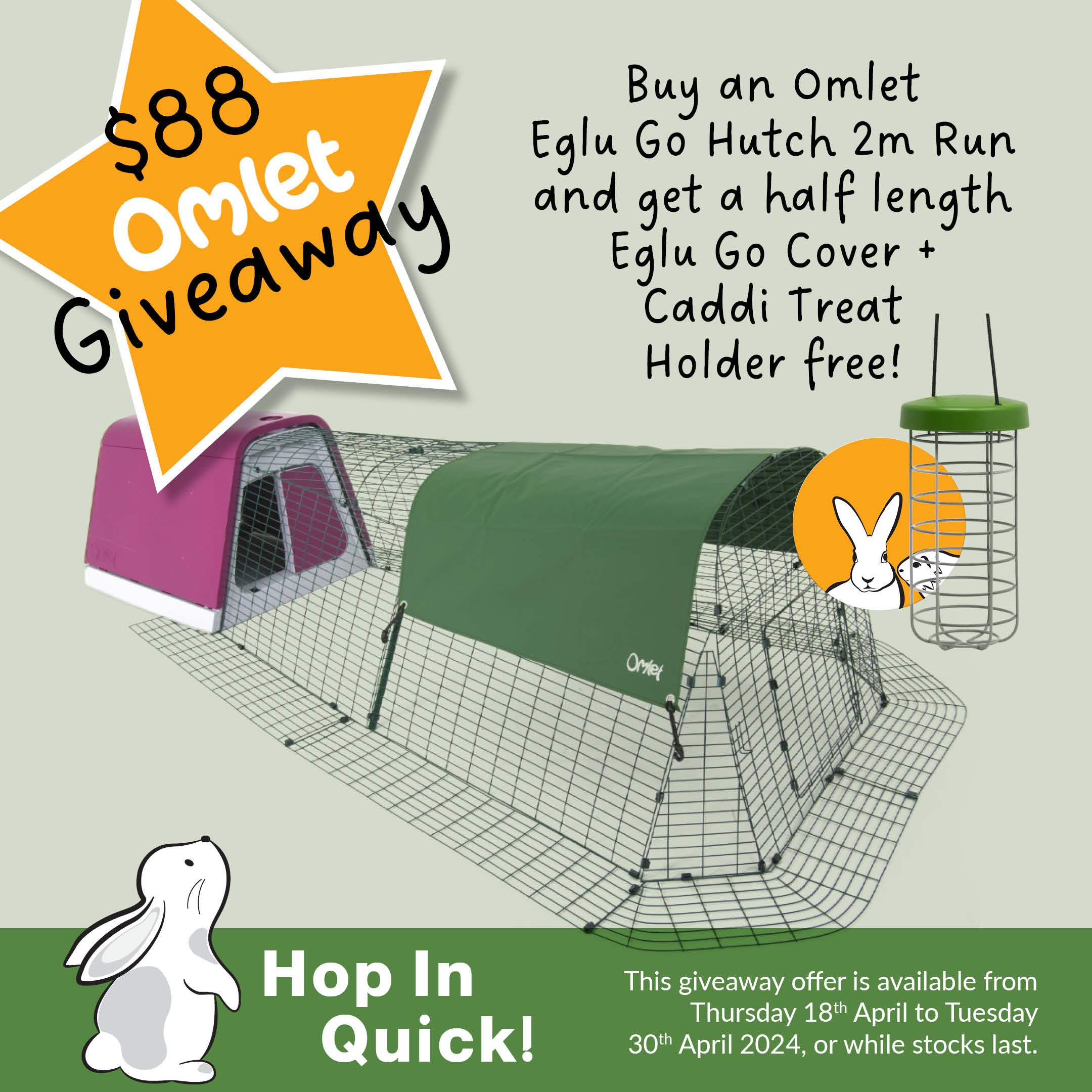 Eglu Go Hutch 2m Giveaway April 24 Square.jpg__PID:640cf1ac-a637-4590-b6e5-5220a2a9e4a0