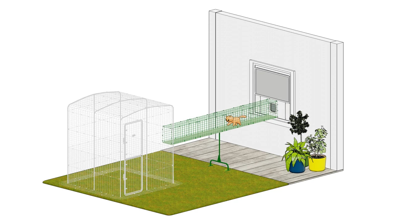 catio tunnel configuration drawing