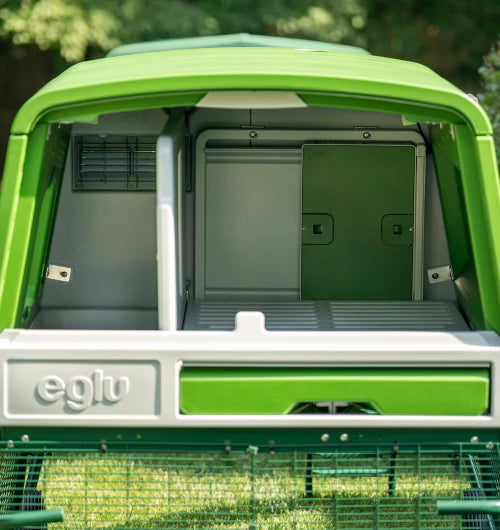 An Omlet Autodoor easily fits the Eglu Cube