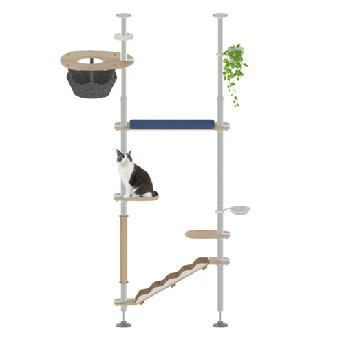This explorer kit is perfect for adventurous cats who love to jump, climb, scratch and also appreciate a good cat nap