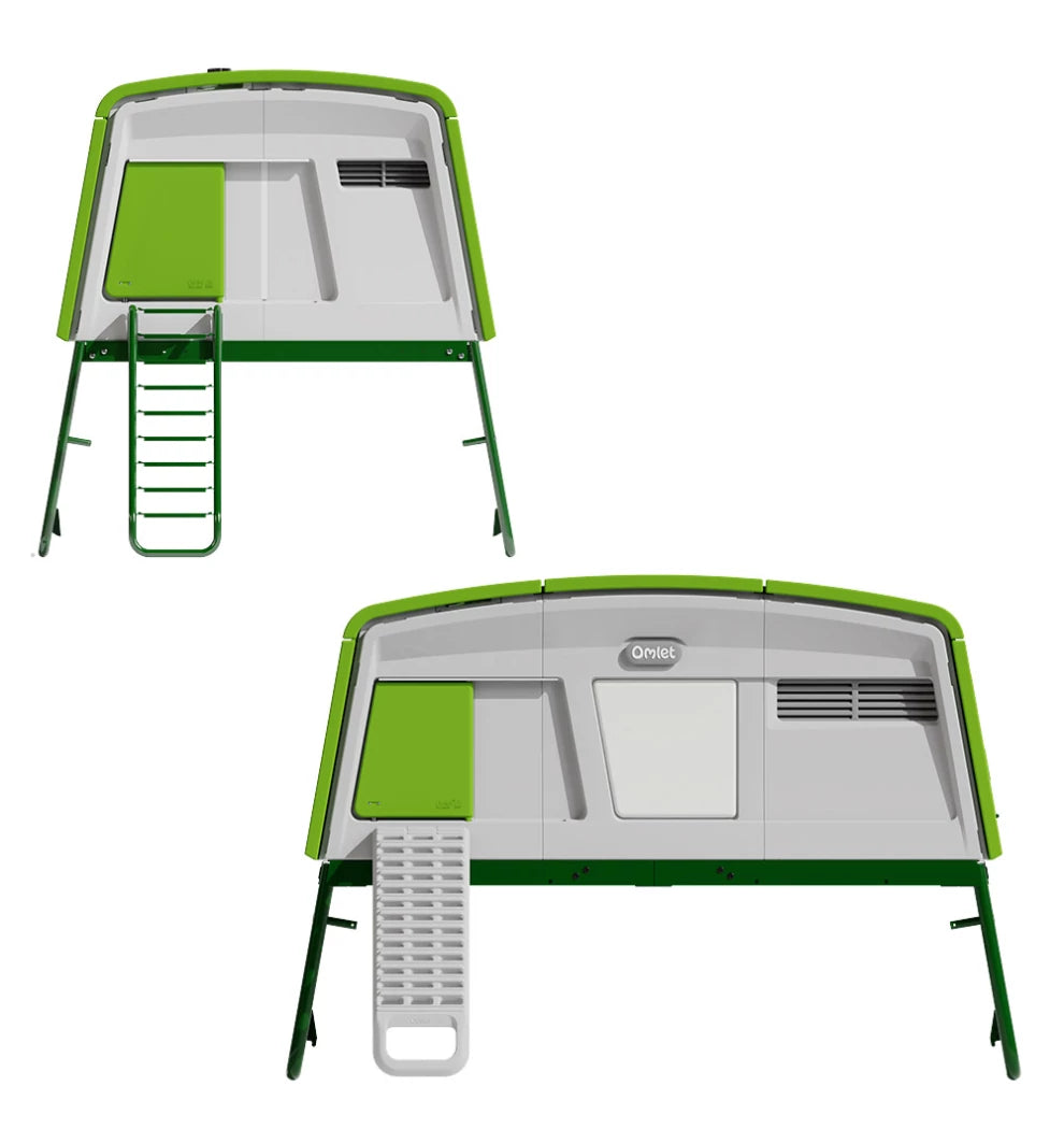 Comparing the Omlet Eglu Cube and Eglu Pro chicken coop