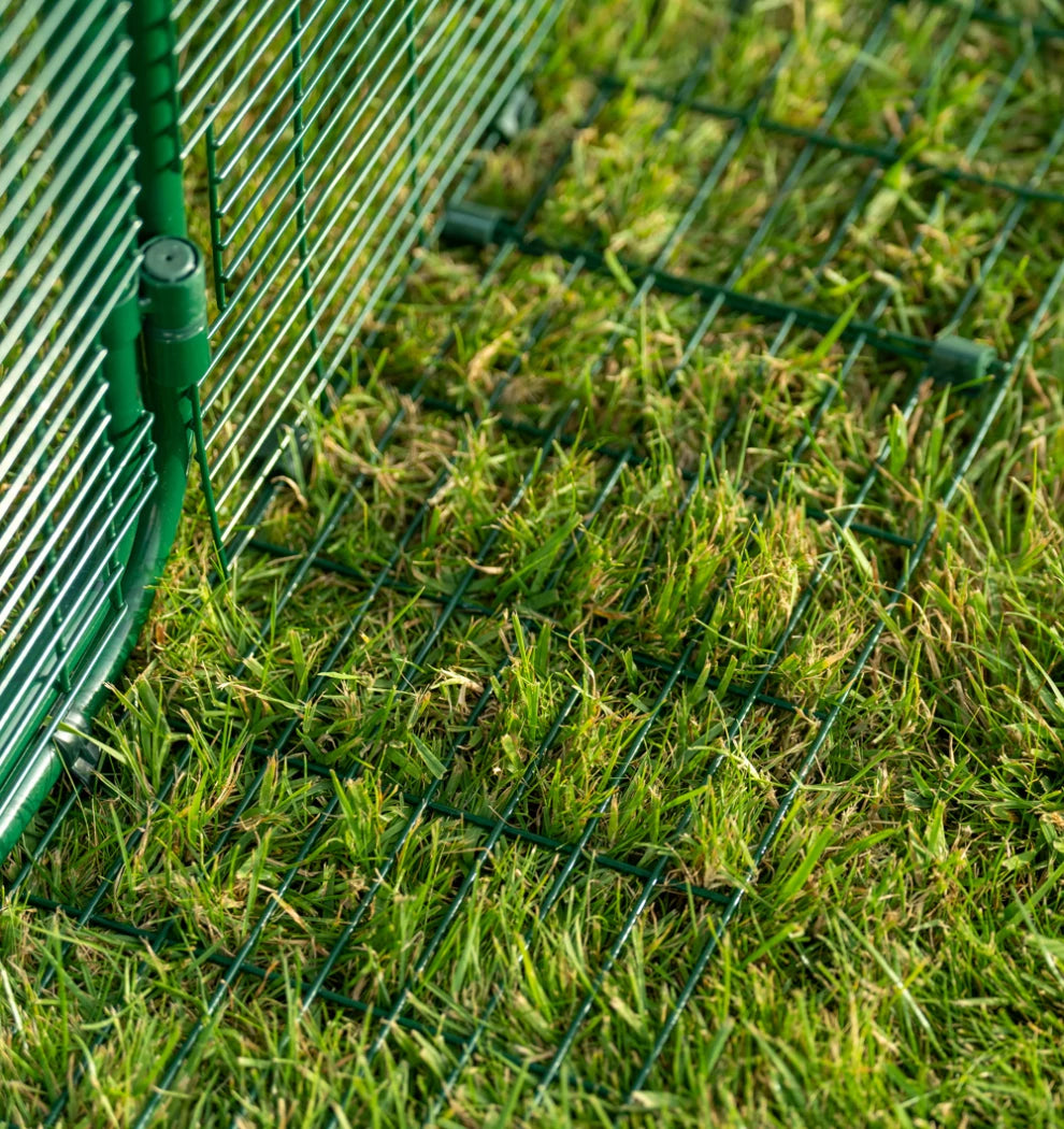 predator proof anti tunnel skirting eglu pro chicken coop and run by omlet