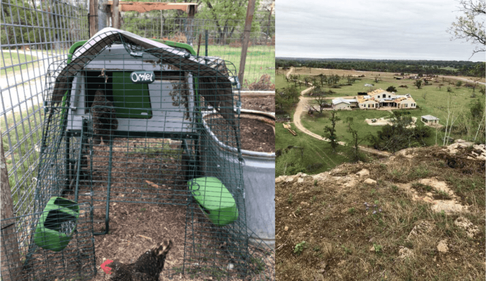 This Eglu Cube was subjected to a F3 tornado. All chickens survived.