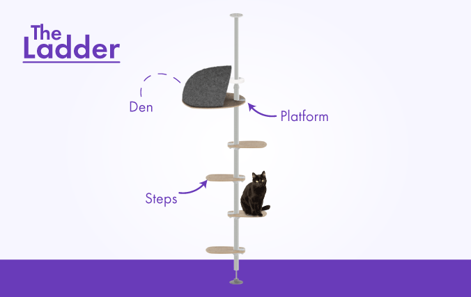 The Ladder Cat Tree by Omlet