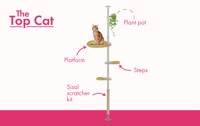 The Top Cat Cat Tree by Omlet