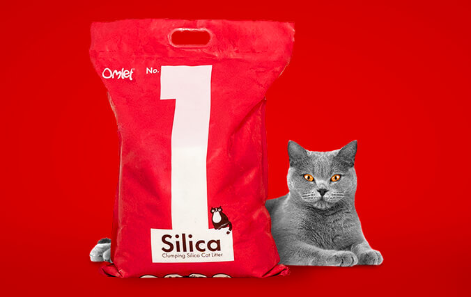 Omlet Cat Litter No. 1 Silica Cat Litter Hygienic & Clumping for Multi Cat Households
