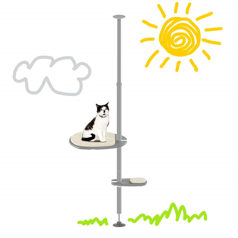 Omlet Outdoor Freestyle Cat Tree - Everyday Kit