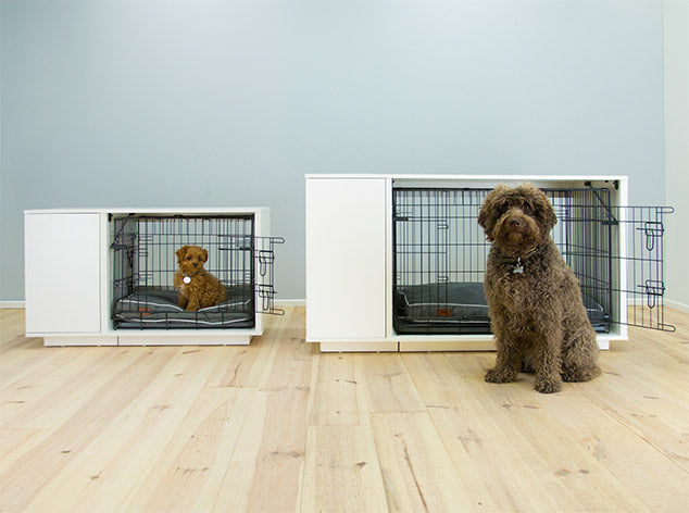 Elegantly designed, the Fido Nook will complement your home while providing your dog with theirs