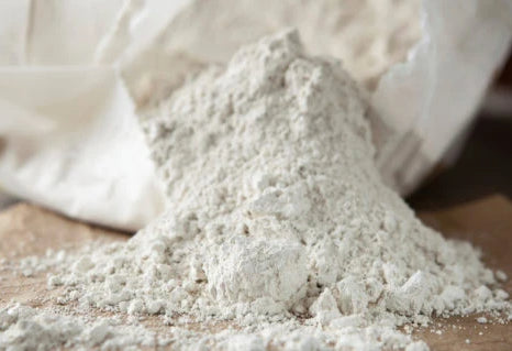 Diatomaceous earth is the fossilized remains of freshwater organisms and marine life